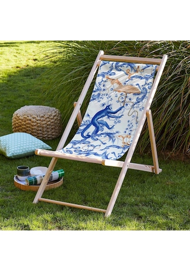 Bluehomeconcept Adawall Blue Monkey Katlanabilir Şezlong