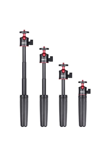 Sones Ruıgpro Çok İşlevli Katlanabilir Tripod Tutucu Selfie Monopod Çubuğu, Gopro Hero12 Siyah / Hero11 /10 /9 /8 /7 /6 /5, Insta360 Ace / Ace Pro, Djı Osmo Action 4 Ve Diğer Aksiyon Kameraları İçin Bilyalı Başlıklı Siyah