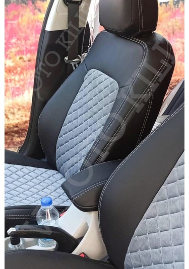 Vk Auto Hyundai Bayon Araca Özel Koltuk Kılıfı Kgri-siyah