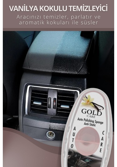 Oto Temizleme Ve Parlatma Süngeri Antistatik, Toz Tutmaz Vanilya