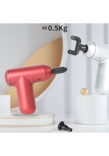 Artfulabode Titreşimli Masaj Tabancası, Mini Kırmızı J12a Fasya Düğme Sones Çok Renkli