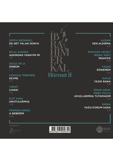 İbrahim Erkal - Hürmet Vol:2 Cd