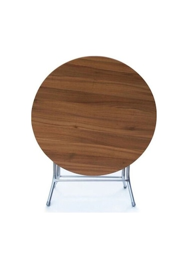 Teknor Yuvarlak Katlanır Masa Ders Çalışma Yemek Mutfak Masası 90 Cm