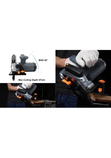 Staxx Pro 1800 W 185 MM Lazerli Daire Testere Gri