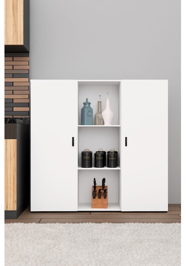 Yvz Home Uranüs-1 Mutfak Dolabı Beyaz