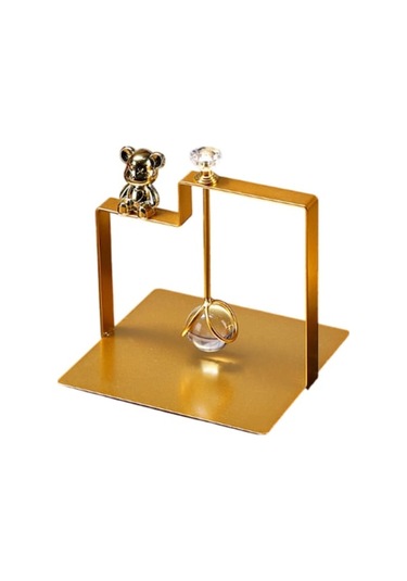 Trendooze Çiftlik Evi İçin Altın Renk Çok Amaçlı Peçetelik Oturma Odası Altın