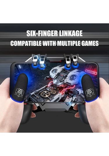 Elmpaly Ak66+2 Pubg Mobil Oyun Kumandası İos Uyumlu Android Dokunmatik Çubuklu Dayanıklı