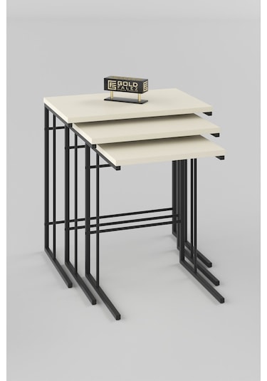 Zigon Sehpa Solo Krem Çok Renkli