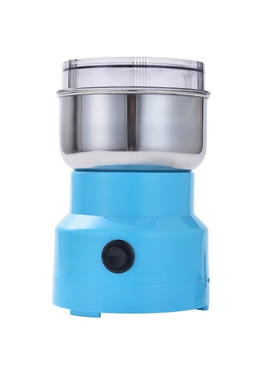 Xiyyadms Stainless Steel Elektrikli Kahve Fıstığı Değirmeni - Açık Kapağı İle Örnekleme, Düşük Gürültü, Çok Amaçlı, Avrupa Standartı Mavi Mavi