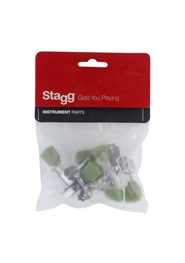 Stagg Elektro Gitar İçin 3+3 Vintage Burgu Sp Mhel V3x3ch