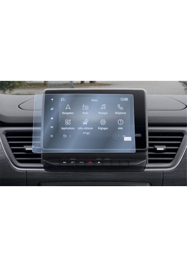 Renault Kangoo 8 İnç Multimedya Ekran Koruyucu Şeffaf