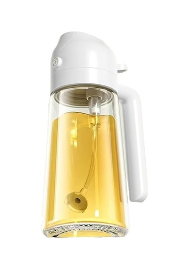 Eternal Lucka Kapalı Presli Yağ Püskürtme Şişesi Beyaz 470 ML