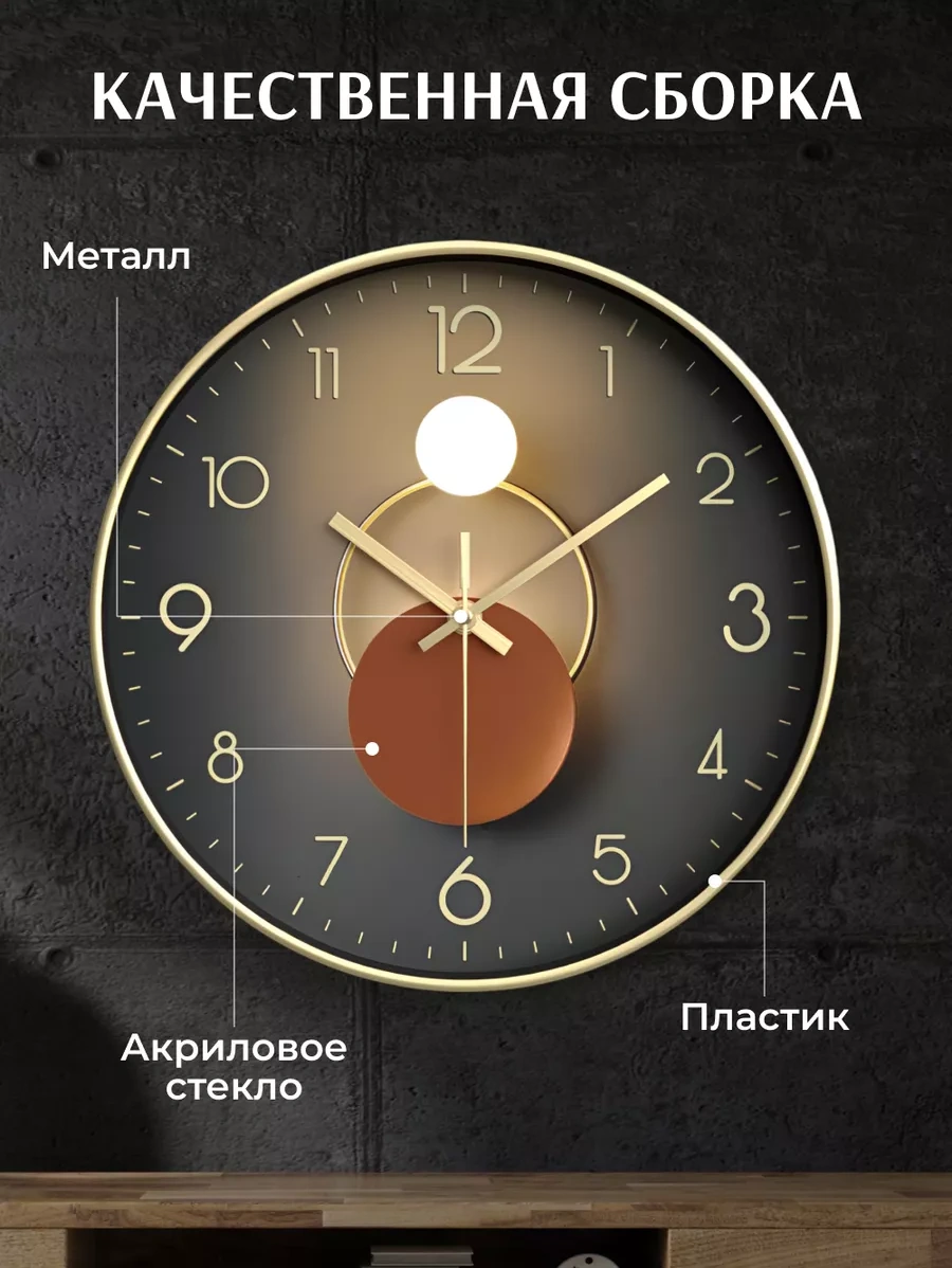 Artclock Sessiz 25 Cm Rakamlı İç Mekan Duvar S 242989424 Altın Rengi