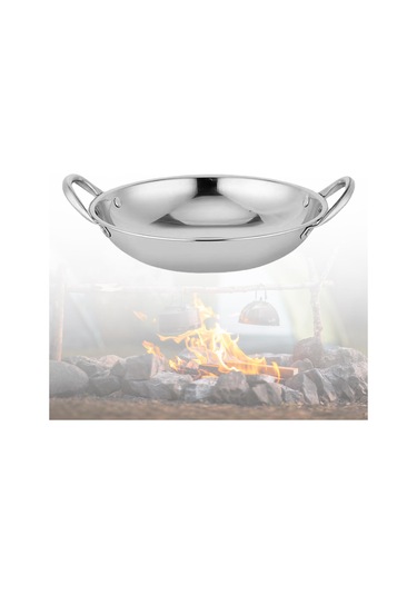 Kore Ramen Erişte Pot Tava Kuru Tencere Ev Çift Kulplu Kimchi Çorbası 28cm