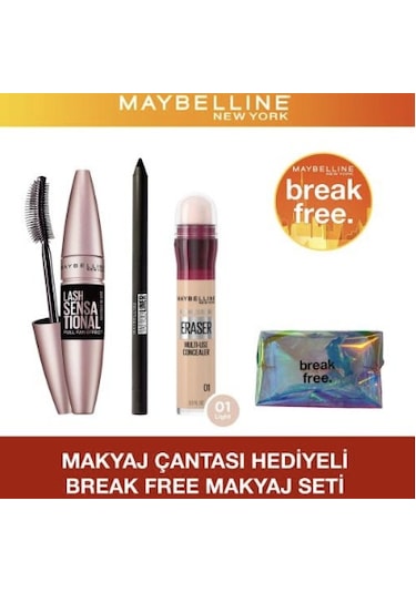 Maybelline New York Break Free Özel Makyaj Seti