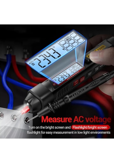 Maiyame Aneng Dijital Kaliteli Elektrikçi Test Kalemi: Voltaj Ölçümü, Kesik Teli Tespiti Ve Çok Fonksiyonlu Enstrüman