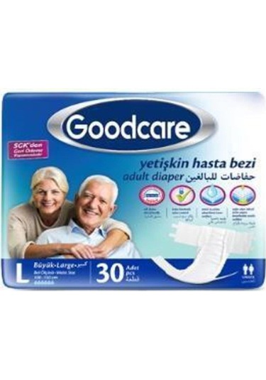 Goodcare Belbantlı Hasta Bezi Büyük L 30'Lu