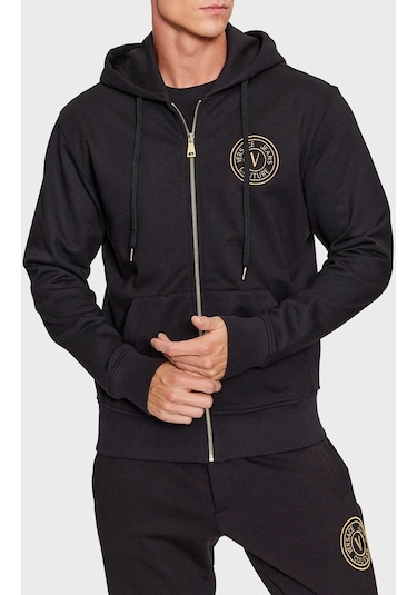 Versace Jeans Couture Erkek Sweat 75gaıt06 Cf06t G89 Siyah