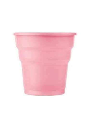 Roll-up Plastik Pembe Partı Bardak 25'li
