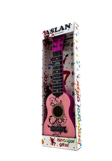 Oyuncak Gitar Metal Telli Ispanyol Gitar Pembe