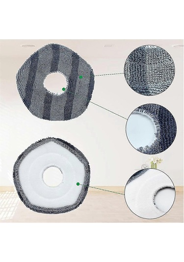 X10 Pro Omni Elektrikli Süpürge Yedek Parçası Ana Yan Fırça Hepa Filtre Paspas Bezi Toz Torbaları