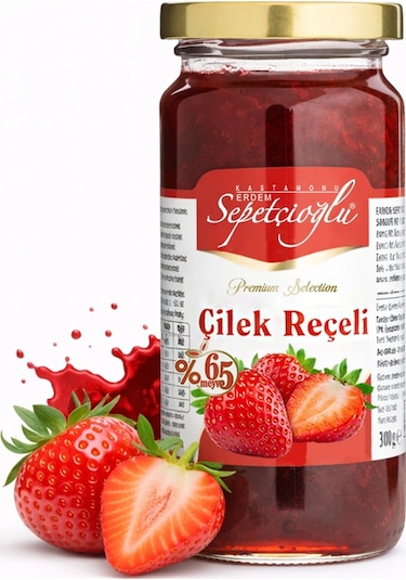 Erdem Sepetçioğlu Çilek Reçeli 300 G