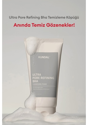 Gözenek Arındırıcı Bha İçeren Temizleme Köpüğü Kundal Ultra Pore Refining Bha Cleansing Foam 155ml