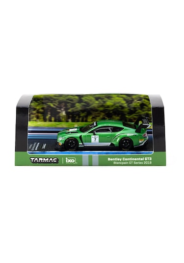 Tarmac Works X İxo Models 1/64 Bentley Continental Gt3 Blancpain Gt Series 2018 Testing Livery