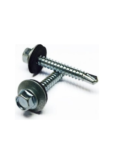 Trapez Panel Çatı Vidası 4.8X16 MM 100 Adet Matkap Uçlu Çatı Vida