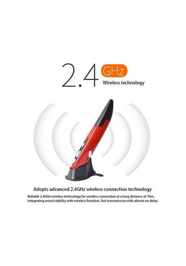 Prestigegoods 2.4g Kablosuz Ergonomik Dikey Kalem Fare, 1600 Dpı, Optik Mouse, Windows & Mac Uygun, Kullanışlı Design Diğer