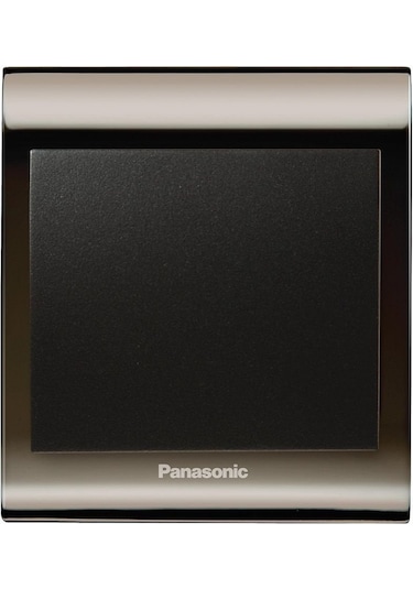 Viko Panasonic Thea Blu Tekli Anahtar Çerçeve Una+füme, Kapak Siyah