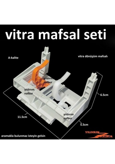 Yıldırım Gömme Rezervuar Dönüşüm Mafsal Seti Çift Kademe Kaldıraç Diğer