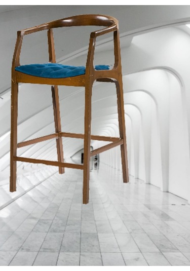 Zus703 Tam Kolçak Kayın Torna Retro Bambu Iskelet Parlak Ceviz I Lacivert