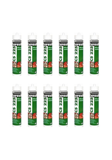 Ceresit Cs 225 Şeffaf Silikon 280 Gr 12 Adet