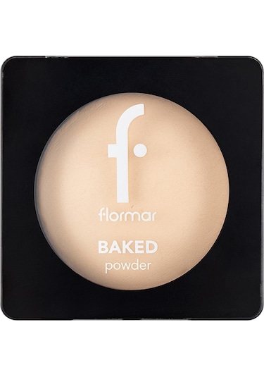 Flormar Yoğun Pigmentli Fırınlanmış Mat Pudra (Soğuk Alt Ton) - Baked Powder - 030 Mat Beige - 8682536053570