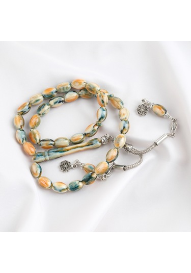 Galalit Beyzi Kesim 8x11.5mm Tesbih