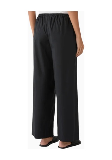 Staud Bonfire Pants, Geniş Paçalı Rahat Pantolon, Günlük Ve Şık Kullanım Siyah