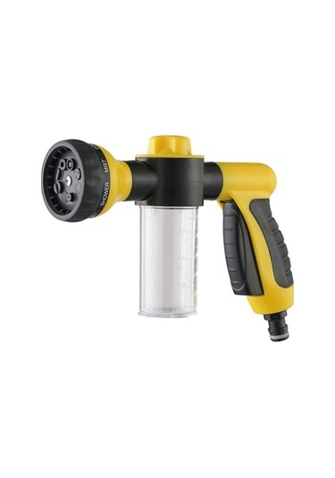 Tongxida 8 Fonksiyonlu Yüksek Basınçlı Plastik Sulama/yıkama Pistoli - Siyah Köpük Kaplı, Ayarlanabilir Su Miktarı, Ev/bahçe K