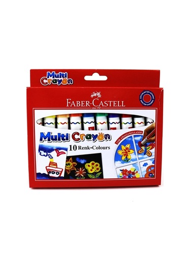 Faber Castell 10 Renk Multi Crayon Pastel Boya 112010