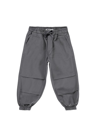 Civil Boys Paçası Lastikli 2-5 Yaş Pantolon - Gri