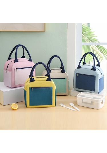 Yalıtımlı Fermuarlı Öğle Yemeği Çantası 001