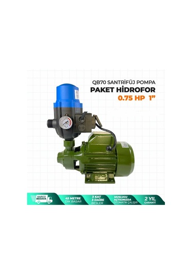 Staxx Power Qb70 Santrifüj Otomatik Pompa Paket Hidrofor 0.75 Hp