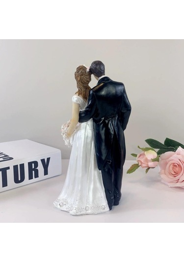 Düğün Koleksiyonları Düğün Pastası Süsleri Gelin Ve Damat Eşsiz Romantik Hatıra Pasta Süsü Figürin Style 2