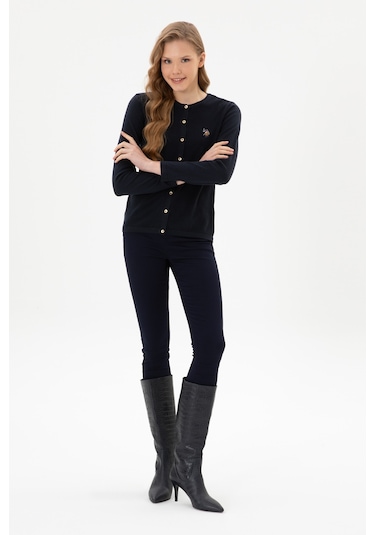 U.s. Polo Assn. Kadın Lacivert Hırka Triko 50307737-vr033 Lacivert U.s. Polo Assn. Kadın Lacivert Hırka Triko 50307737-vr033 Lacivert
