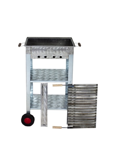 Metehan MTH-63 Lama Izgaralı - İki Tekerlekli Battal Boy Mangal