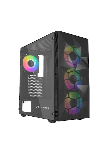 Venüs RTX27 Ryzen 5 5500 32 GB 1 TB SSD RTX3060 23.6" Dos Masaüstü Oyuncu Bilgisayarı