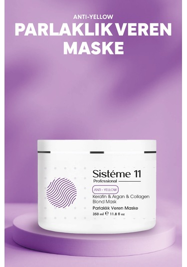 Sisteme 11 Parlaklık Veren Saç Bakım Maskesi 350 Ml
