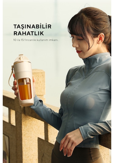 Fressi FR-BL0318  Taşınabilir Şarjlı Kişisel Smoothie Blender