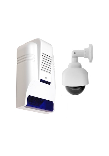 Lorex LR-OS30D Caydırıcı Alarm Sireni + LR-E11S Caydırıcı Mobese Kamera