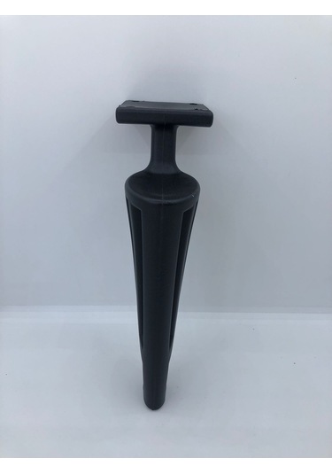 Plastik,21cm Mat Siyah Berjer Koltuk,ünite, Mobilya Ayağı 4 Adt